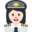 woman pilot, light skin tone